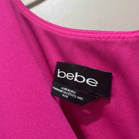 Bebe Hot Pink Sleeveless Dress - Picture 10 of 10